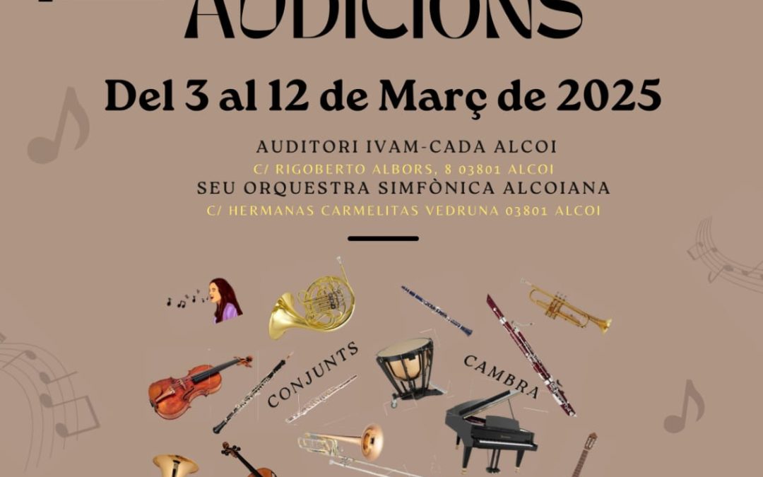 SETMANA AUDICIONS